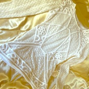 Vintage White Blouse